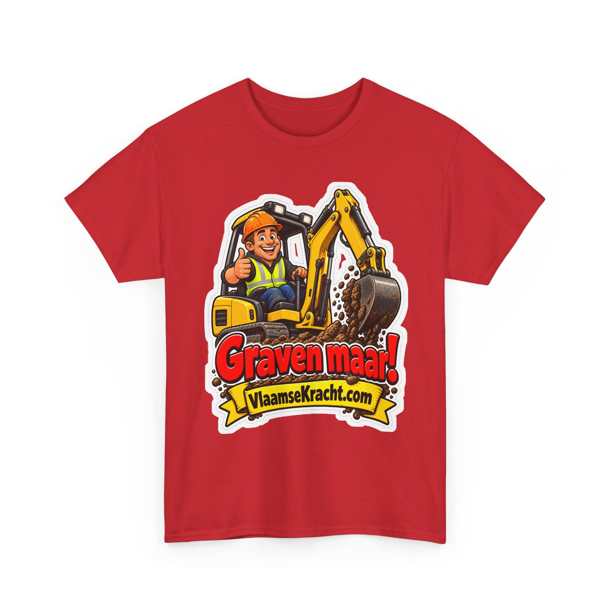 GRAVEN MAAR! Unisex T-shirt | De Graver | VlaamseKracht®
